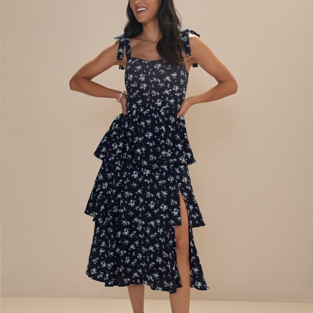NWOT Altar'd State Adelaide Floral Midi Dress